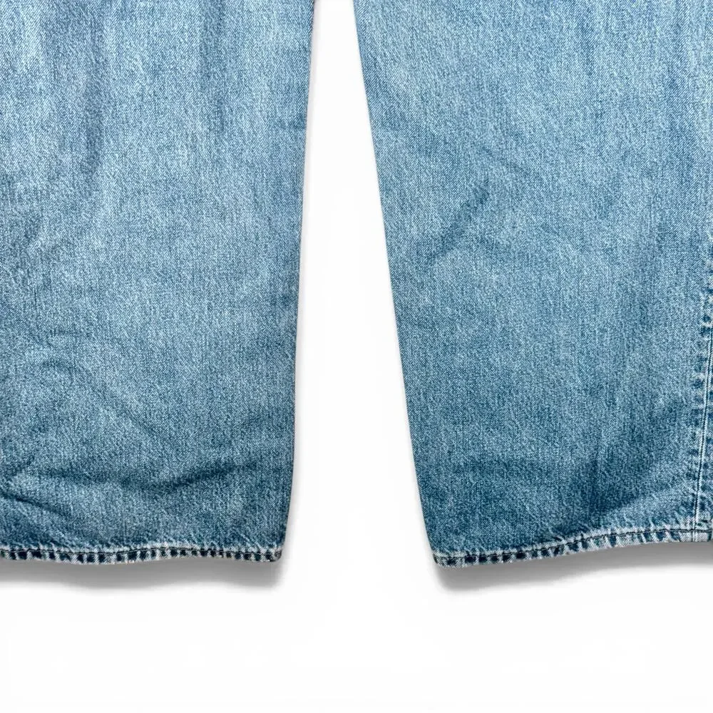 Madewell Lot 2 Women's 30 Low-Slung Straight Jeans 100% Cotton Denim Fair Trade - Picture 12 of 13